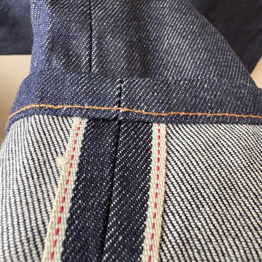 NWT Levis's 501® Selvedge Dark Wash Jeans - Picture 12 of 15